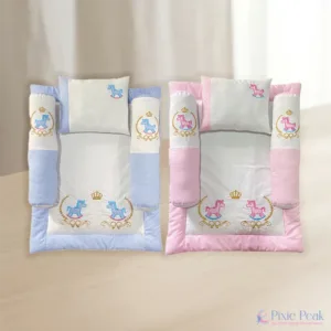 Baby Bedding - Royal Rocking Horse Theme