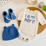 I AM HERE Hand Knitted Set – Pre Order Item