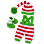 Baby Elf Hand Knitted Set – Pre Order Basis