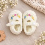 Tiny Rose Booties