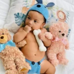 Crochet Puppy Photography Outfit - Pre Order Basis