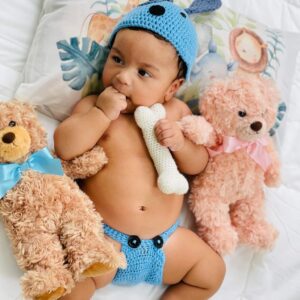 Crochet Puppy Photography Outfit - Pre Order Basis